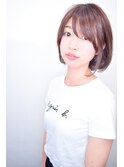 【morio池袋】今年流行大人かわいい小顔シンプルボブ