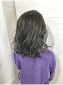 ３Dカラーダークアッシュ★ハイライトグレージュ【Alma hair】