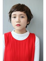 畔に mannish short