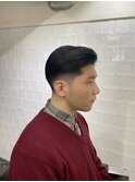 かき上げヘアショートレイアーくせ毛風パーマコンマヘアS89