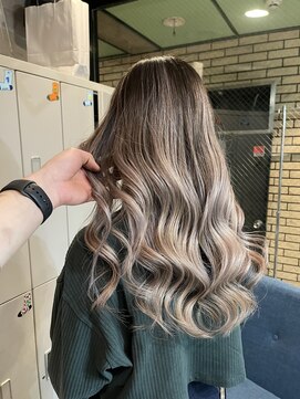 ラフ 難波店(LAFF) #黒髪#ボブルフ#ネビージュ#小顔#ワンレン