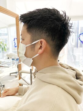 ヘッズ 本八幡店(HEADS) MEN'S HAIR センターパート サイドパート 韓国マッシュ