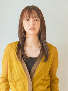 リトル ガレリア 新宿(little galleria) シースルーバング×大人ストレート