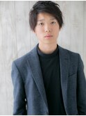 ≪mod's men≫ソフトヘーゼルベージュ束感ショートf