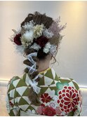 【大阪/天王寺】卒業式ヘアセット×着付け