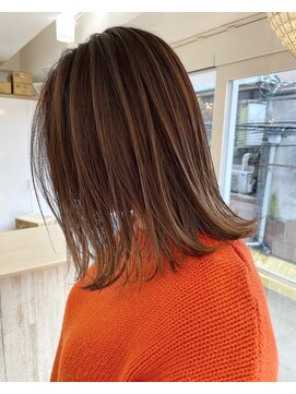 タオ 河原町(Tao) ボブとバレイヤージュ