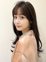 レア 表参道(L'ea)&nbsp;〇黒髪クラゲヘアーオリーブグレー小顔ココアベージュ