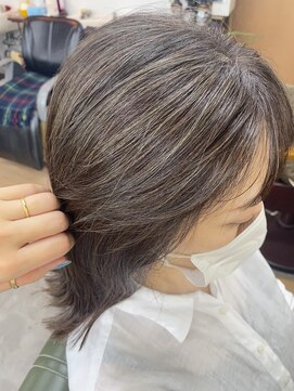 東京ヘアーサロン ハイライト×グレージュ/20代/30代/40代/50代/北本/桶川/鴻巣