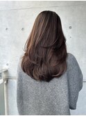  ブラウンレイヤーカット 30代40代50代【白金/目黒】担当 濱口