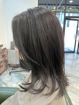 リノナ(Linona) ★似合わせカットグレーベージュ髪質改善インナーカラー前髪