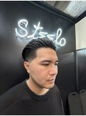 Steelo  スリックバック×スキンフェード