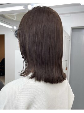 イコ 表参道原宿(ico) オリーブベージュ イルミナカラー LAケラチントリートメント