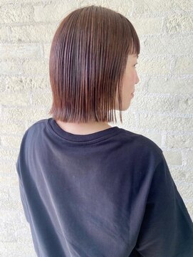 トップヘアーラウンジ 知立(TOP HAIR Lounge) 艶感ラインボブ/ニュアンスカラー