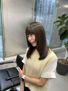 ガリカ 大名(Gallica) <オバマ>顔まわりレイヤーに透明感たっぷりオリーブグレージュ