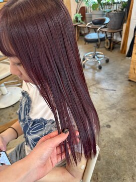 ウィークエンド(WEEKEND) ブリーチなしダブルカラー+カット+トリートメント【¥13800】