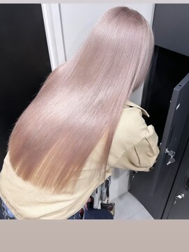 ベレーザ 渋谷(BELEZA) 9262ブロンドベージュハイライトバレイヤージュハイトーンカラー