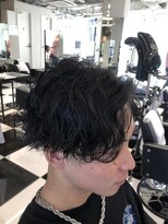 オーシャントーキョー(OCEAN TOKYO)&nbsp;メンズパーマツイスパ波巻きスパイラルマッシュセンターパート