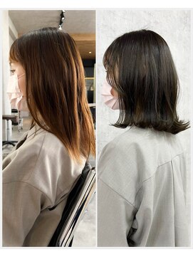 アメイズトーキョー 札幌大通(Amaz! tokyo) 前髪イメチェンこなれミディ/縮毛矯正/髪質改善/ツヤ髪/くせ毛