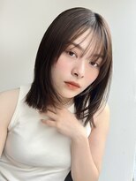 ローネス(LONESS) ミディアムレイヤー/くびれヘア/前髪ありレイヤー