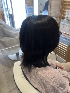 ヘアーストーリー (HAIR STORY) ミディアムレイヤー マッシュウルフ◎20代30代40代50代
