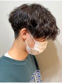波巻きスパイラルパーマ/シャドウパーマ/メンズパーマ