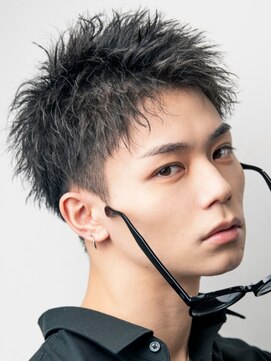 オーシャントーキョーオーバー 渋谷(OCEAN TOKYO OVER) メンズ波巻きツイスパニュアンススパイラルスパイキーショート