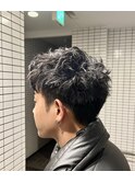 刈り上げ×エッジスパイキー。　20代/30代/大学生/ストリート