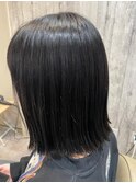 透明感抜群 黒髪ショートスタイル 髪質改善