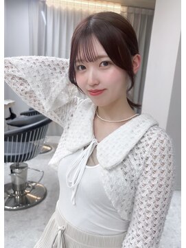 ボタン テンジン(VOTAN tenjin) 【votan_はまひ】顔まわりカット/ピンクカラー/春カラー/天神