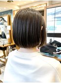 吉祥寺ブルーブラック大人ショートボブ美髪ワイドバンク