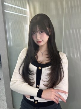 ボタン テンジン(VOTAN tenjin) 【木串楽人】レイヤー/顔周りカット/学割/韓国ヘア