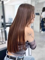 ニトバイアンキシム(nit by ahnkism)&nbsp;【レイヤーカット】韓国ヘア顔まわりカット髪質改善堀江