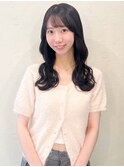 艶髪ナチュラル可愛いセミロング