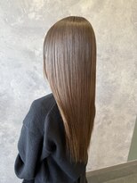 ザ ラブズ ラフズ ヘアー 本店(the loves laughs hair)&nbsp;オレンジページュ/透明感カラー/髪質改善トリートメント