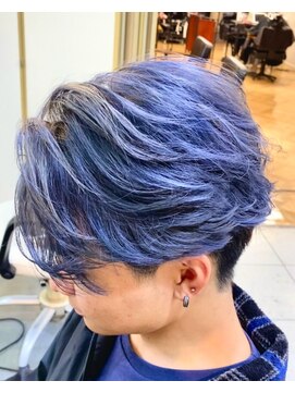 エイルヘアー トウカダイ(AYL hair toukadai) ブリーチカラー/ネイビーカラー/ハイトーン/色落ちまでキレイ