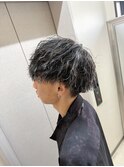 ツイストスパイラルパーマ　メンズサロン　マッシュカット　韓国