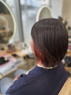 インナーカラー☆チェリーピンク