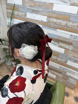 ハウオリ ヘアーワークス(Hauoli hair works) 卒業式アレンジ☆袴ヘアアレンジ