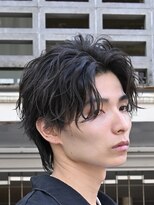 フィフス 渋谷(fifth)&nbsp;渋谷/シャドウパーマ/メンズセンターパート/無造作パーマ