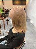 アンブレラカラータッセルボブセミロングルーツカラー