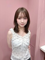 ボタン コロン 表参道 原宿(VOTAN COLON)&nbsp;ハッシュカット/韓国レイヤー/ミディアムレイヤー/原宿/顔まわり