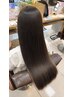 【温水指名限定】カット＋髪質改善プレミアムストレート＋トリ￥29800→19800