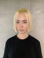クロ(Kro)&nbsp;タッセルボブ×抜きっぱなしブリーチ