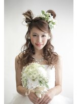 ヘアーメイクジェンテ(hair make gente)&nbsp;☆ＧＥＮＴＥ☆ブライダルヘア　うさ耳アレンジ