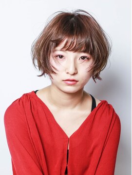 テトヘアー(teto hair) short[マッシュ、外ハネ、ショート、ピンク、イルミナカラー]
