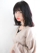 ルティア(Lutia) ゆるふわウェーブ シースルーバング ふわミディ