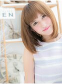 ■mod's上尾7-20★■ツヤキラリ☆前下がりストレートミディ