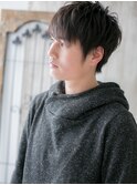 イケメン☆サイドパート束感カットスリークショートH