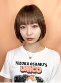 【クオート依田】インナーカラー☆ミニボブ（ 堀江/四ツ橋 ）