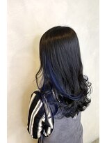 アンジェリカラボ 梅田店(ANGELICA LABO)&nbsp;【Angelica川又】大人可愛いエアリーレイヤーサファイアブルー